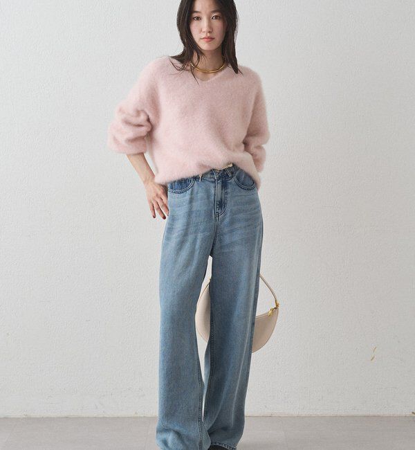 FURカシミヤVニット　¥29,700 Loungedress（ラウンジドレス） ニット セーター FURカシミヤVニット