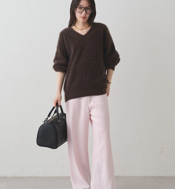 FURカシミヤVニット　¥29,700 Loungedress（ラウンジドレス） ニット セーター FURカシミヤVニット