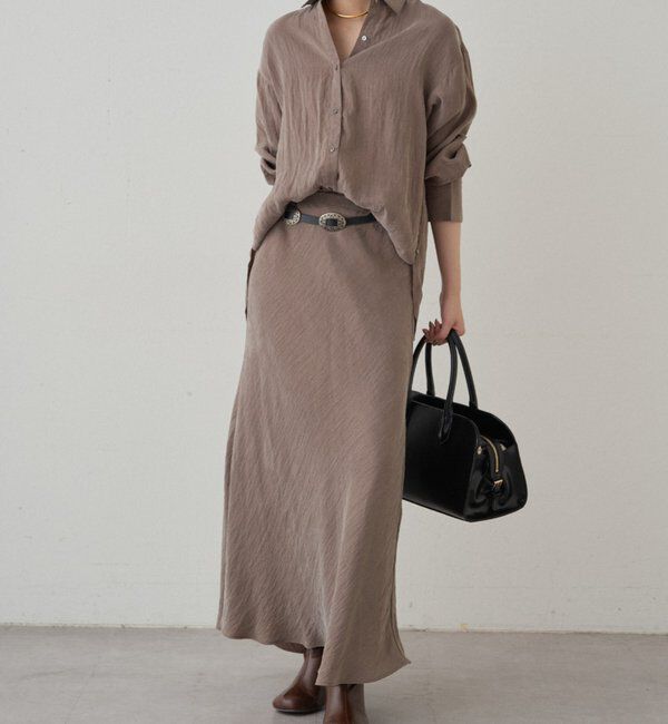  「とろみフレアスカート」|スカート|