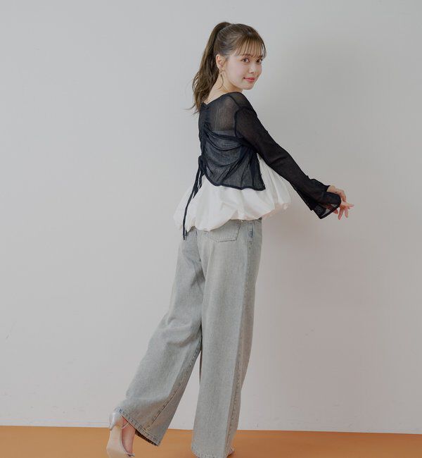  「前後2wayドロストシアーカーディガン」|カーディガン|