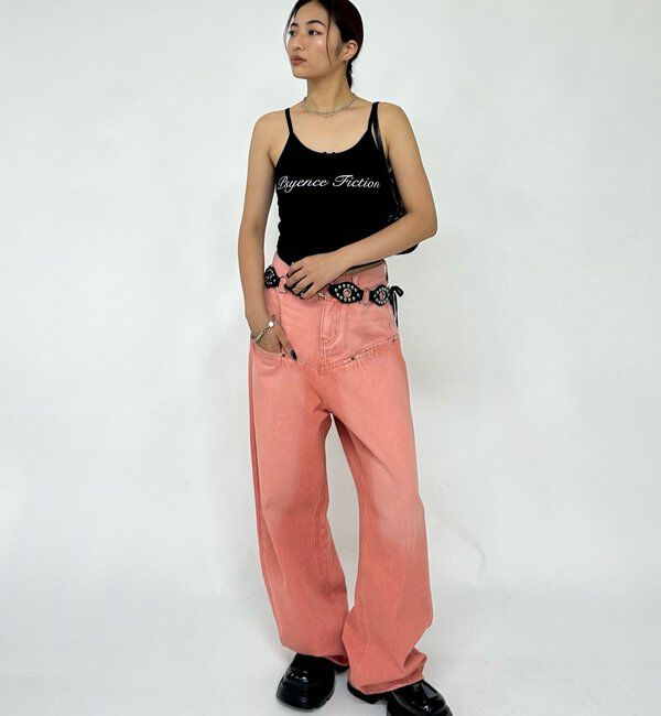  「SLASH POCKET BLAST WIDE DENIM」|デニム|