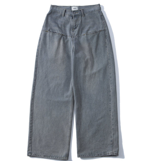  「SLASH POCKET BLAST WIDE DENIM」|デニム|