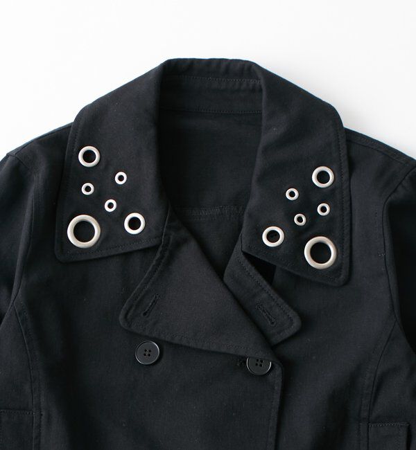  「SHORT EYELET PEA JACKET」|ブルゾン・スタジャン|