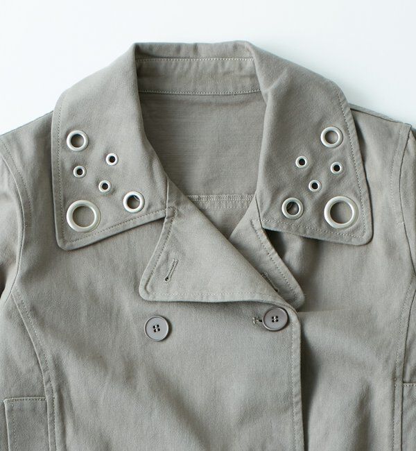  「SHORT EYELET PEA JACKET」|ブルゾン・スタジャン|