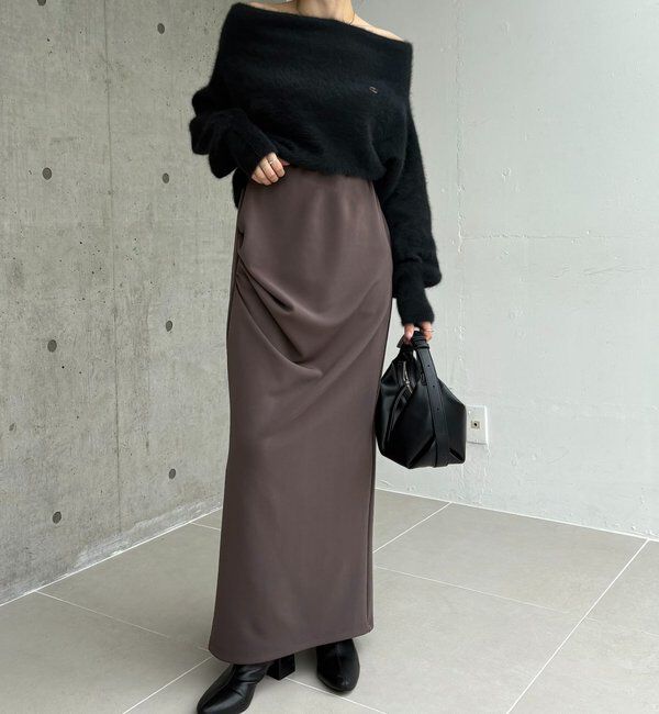  「カットドレープスカート」|スカート|