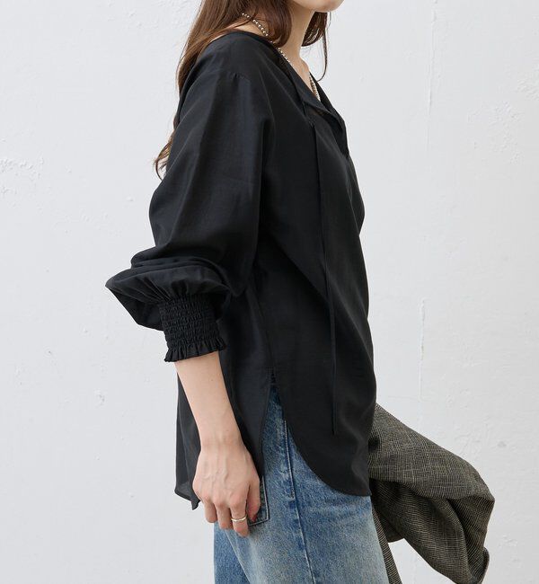  「2WAYミニマルタイブラウス」|シャツ・ブラウス|