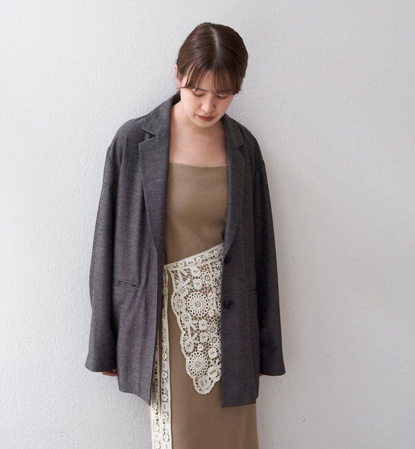  「【26SS予約】総針ニットキャミワンピース」|ワンピース|