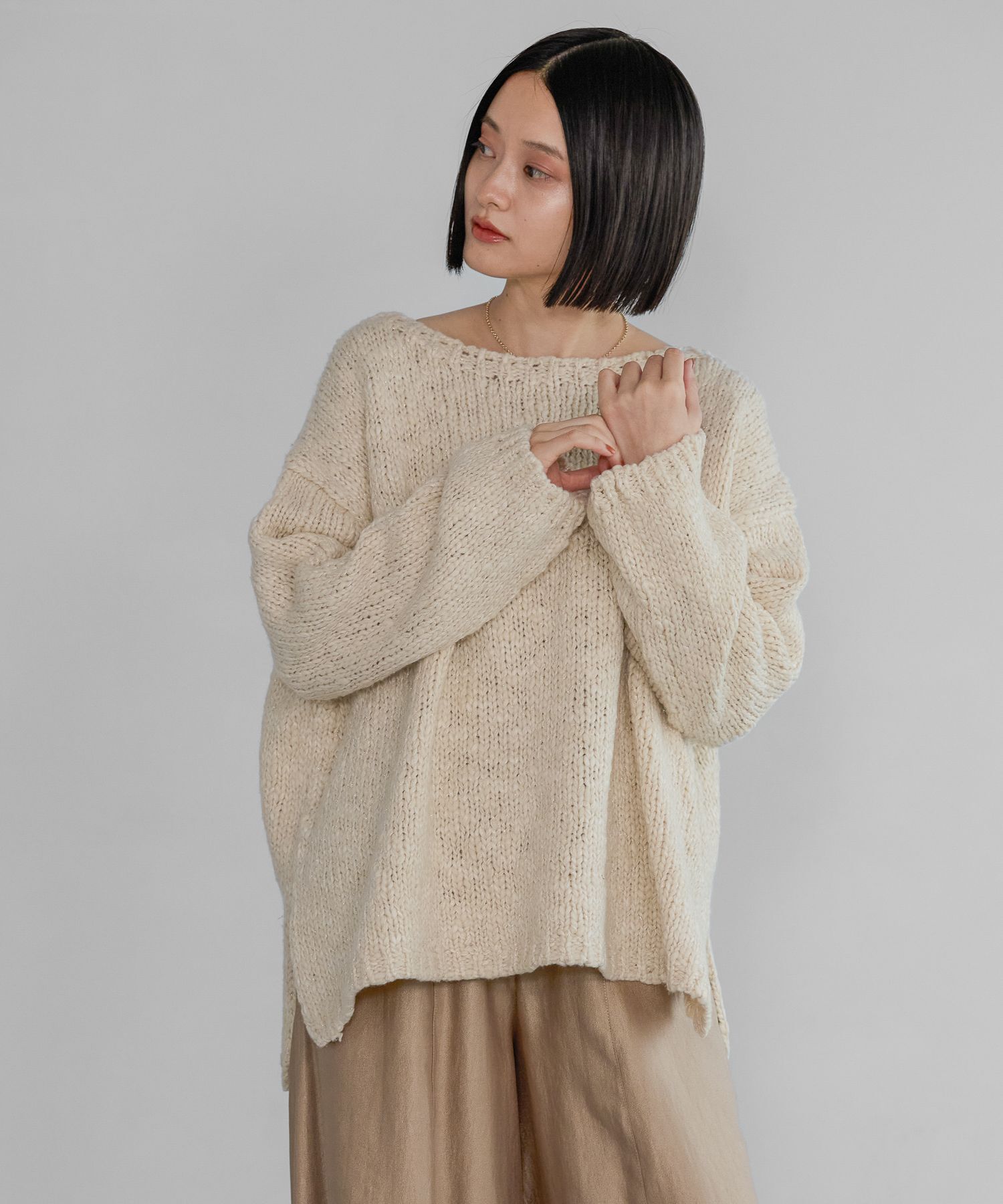 A part by 「スラブニットプルオーバー」|ニット・セーター|