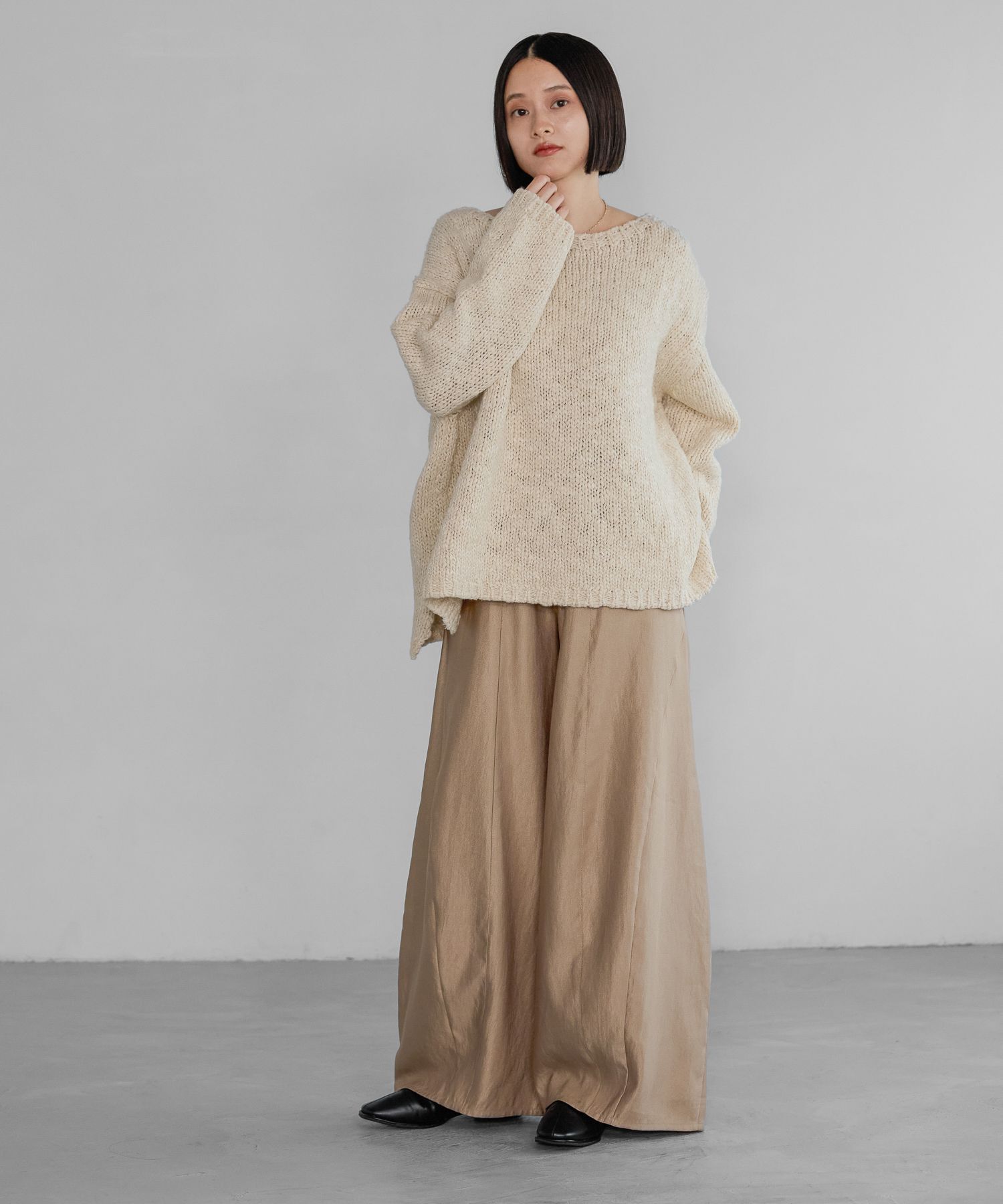 A part by 「スラブニットプルオーバー」|ニット・セーター|