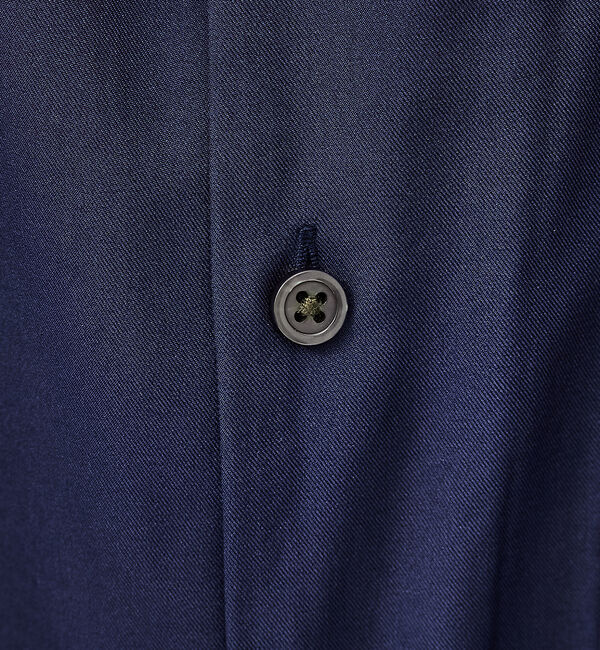 ABAHOUSE「【2023年デザイン / 変形衿】カラーレス 半袖 シャツ」|シャツ・ブラウス|