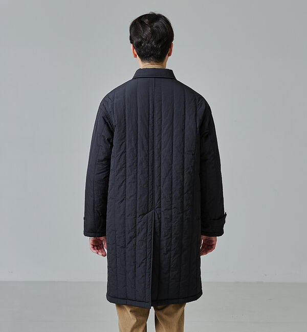 ABAHOUSE「【リバーシブル着用可】バーティカル パデット ステンカラーコート / バルマカー」|ステンカラーコート|