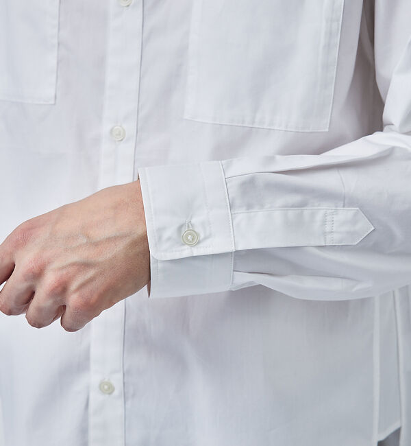 ABAHOUSE「センタータック バンドカラーシャツ」|シャツ・ブラウス|