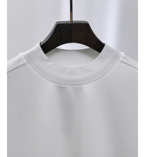 ABAHOUSE「【ミニカノコ】ダンボール モックネック 長袖Tシャツ」|Tシャツ・カットソー|