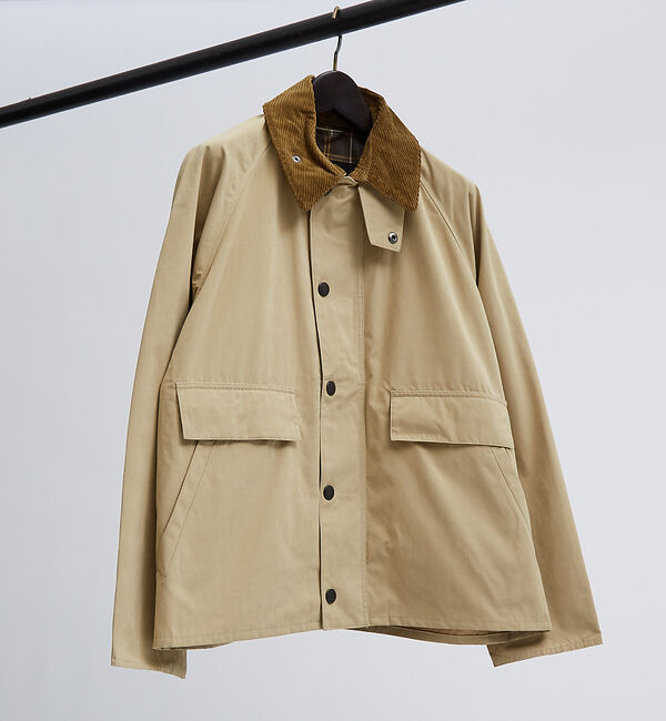 ABAHOUSE「【BARBOUR / バブアー】BORROWDALE ボロウデイル /ショートブ」|ブルゾン・スタジャン|ベージュ