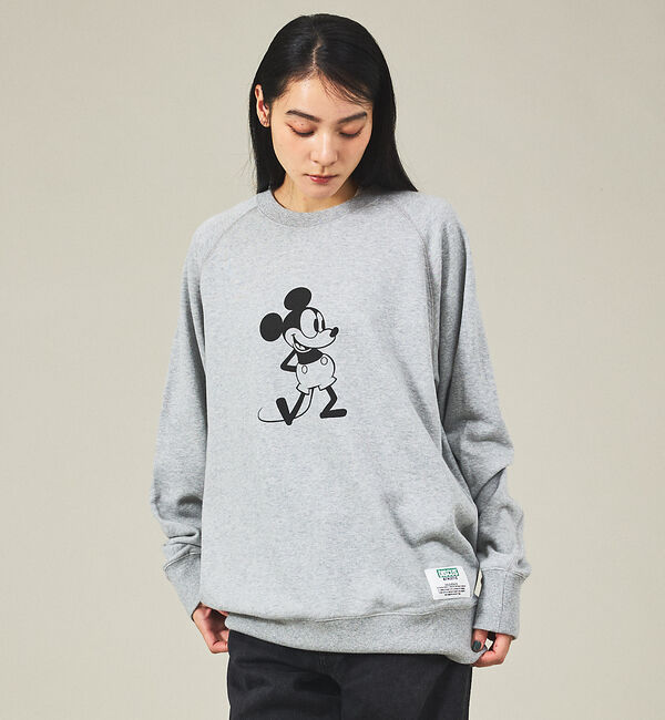 ABAHOUSE「【MICKEY &times; DISCUS ATHLETIC / ミッキー &times; ディスカス」|スウェット・ジャージ|グレー