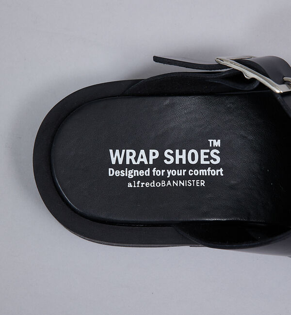 alfredoBANNISTER「【WRAP SHOES】トリプル バックル ボリュームソール スライドサンダル」|サンダル|