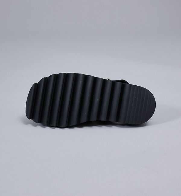 alfredoBANNISTER「【WRAP SHOES】トリプル バックル ボリュームソール スライドサンダル」|サンダル|