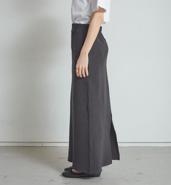 Rouge vif「【セットアップ対応】ワッフルロングスカート」|スカート|