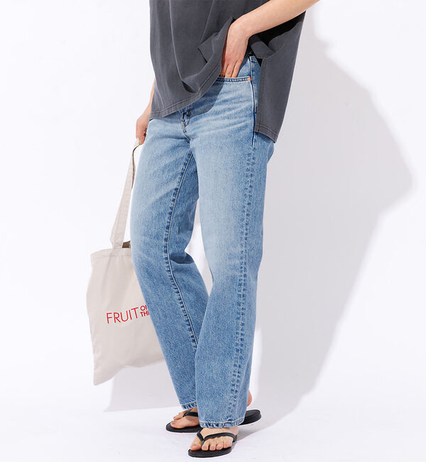 Rouge vif「＜25SS新色＞【SOMETHING/サムシング】ELSA ヴィンテージ ストレ」|デニム|