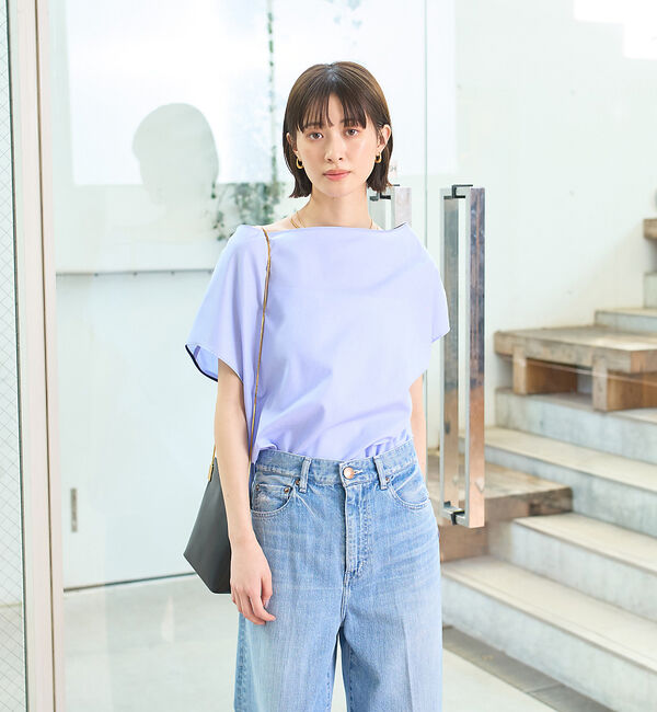 Rouge vif「ドレープカラーブラウス」|シャツ・ブラウス|