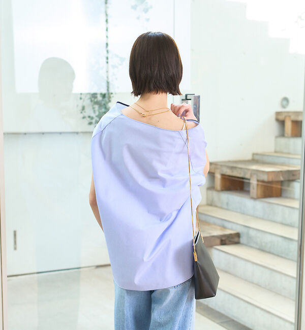 Rouge vif「ドレープカラーブラウス」|シャツ・ブラウス|