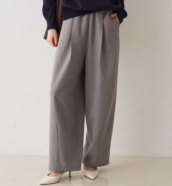 Rouge vif「タックイージーコクーンパンツ」|その他|グレー