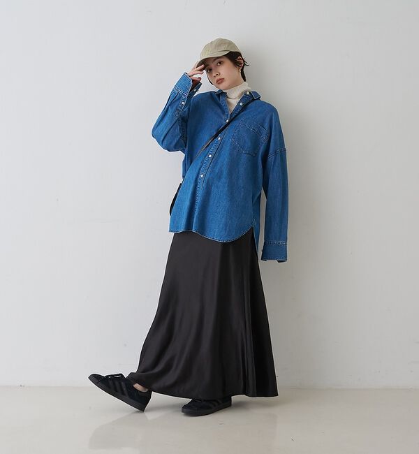 Rouge vif「防縮Wシアータートルリブニット」|ニット・セーター|