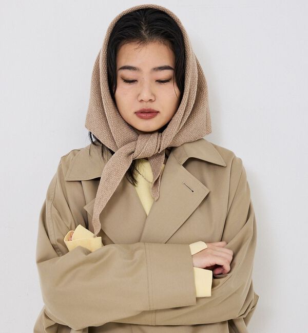 Rouge vif「【WILLIAM BRUNTON/ウィリアム ブラントン】ヘッドスカーフ」|マフラー|