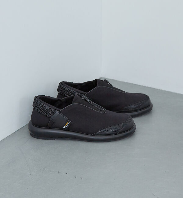 AU BANNISTER「【2WAY】センタージップスニーカー」|スニーカー|ブラック