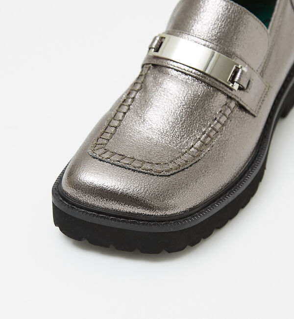 AU BANNISTER「浦浜アリサ&times;Au BANNISTERコラボ オブリークトゥローファー」|ローファー|