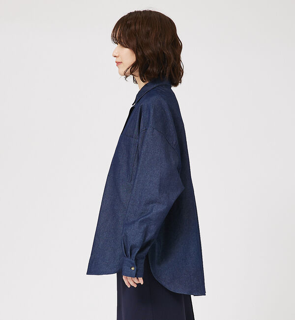 abahouse mavie「デニムオーバーシャツ」|シャツ・ブラウス|
