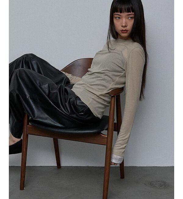 NOMINE「ダブルスリーブ シアー ロンT」|Tシャツ・カットソー|