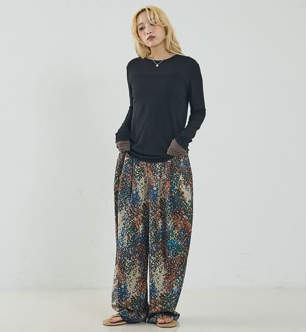 NOMINE「ダブルスリーブ シアー ロンT」|Tシャツ・カットソー|