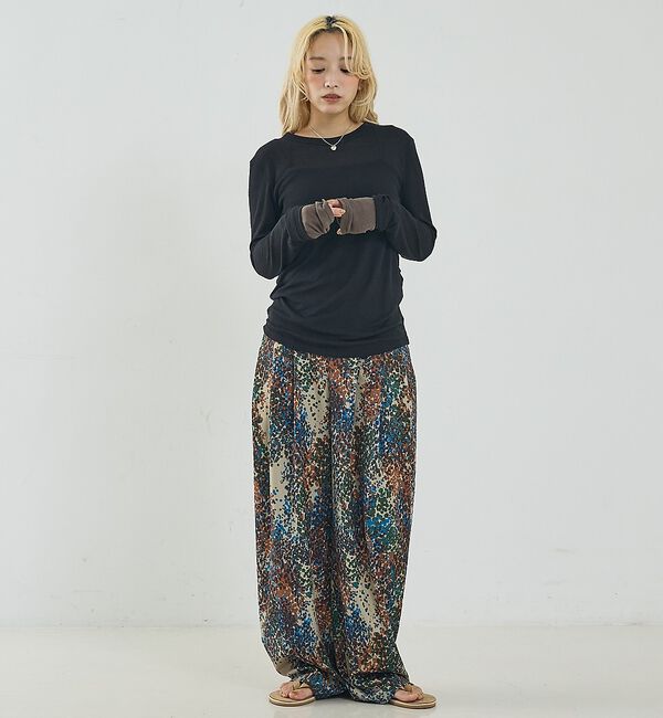 NOMINE「ダブルスリーブ シアー ロンT」|Tシャツ・カットソー|