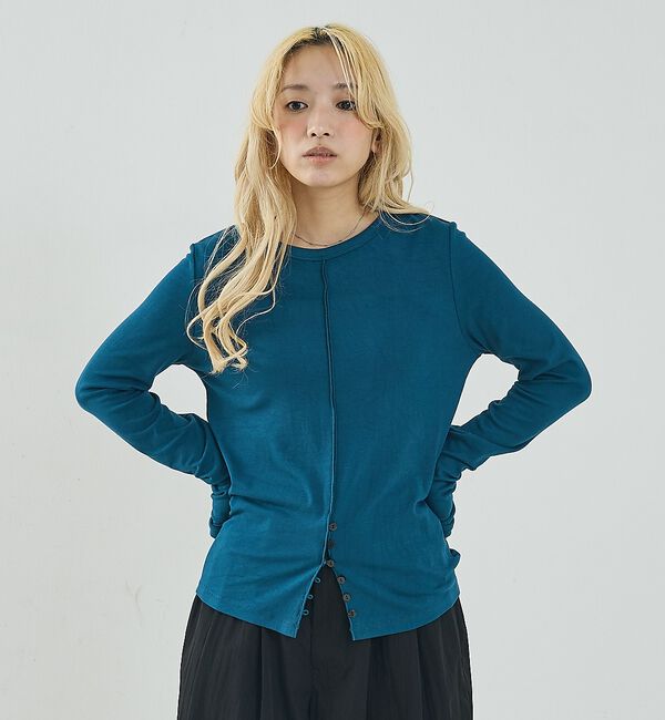 NOMINE「フロントラインスリット ロンT」|Tシャツ・カットソー|