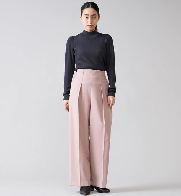 TIARA「パフスリーブリブニット」|ニット・セーター|