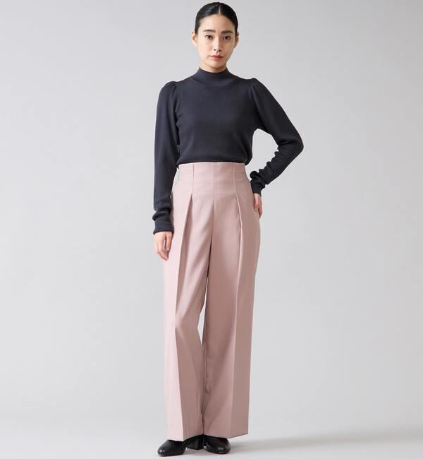 TIARA「パフスリーブリブニット」|ニット・セーター|