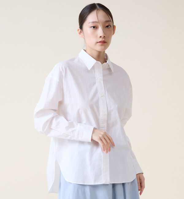 TIARA「パールカフスシャツ」|シャツ・ブラウス|ホワイト