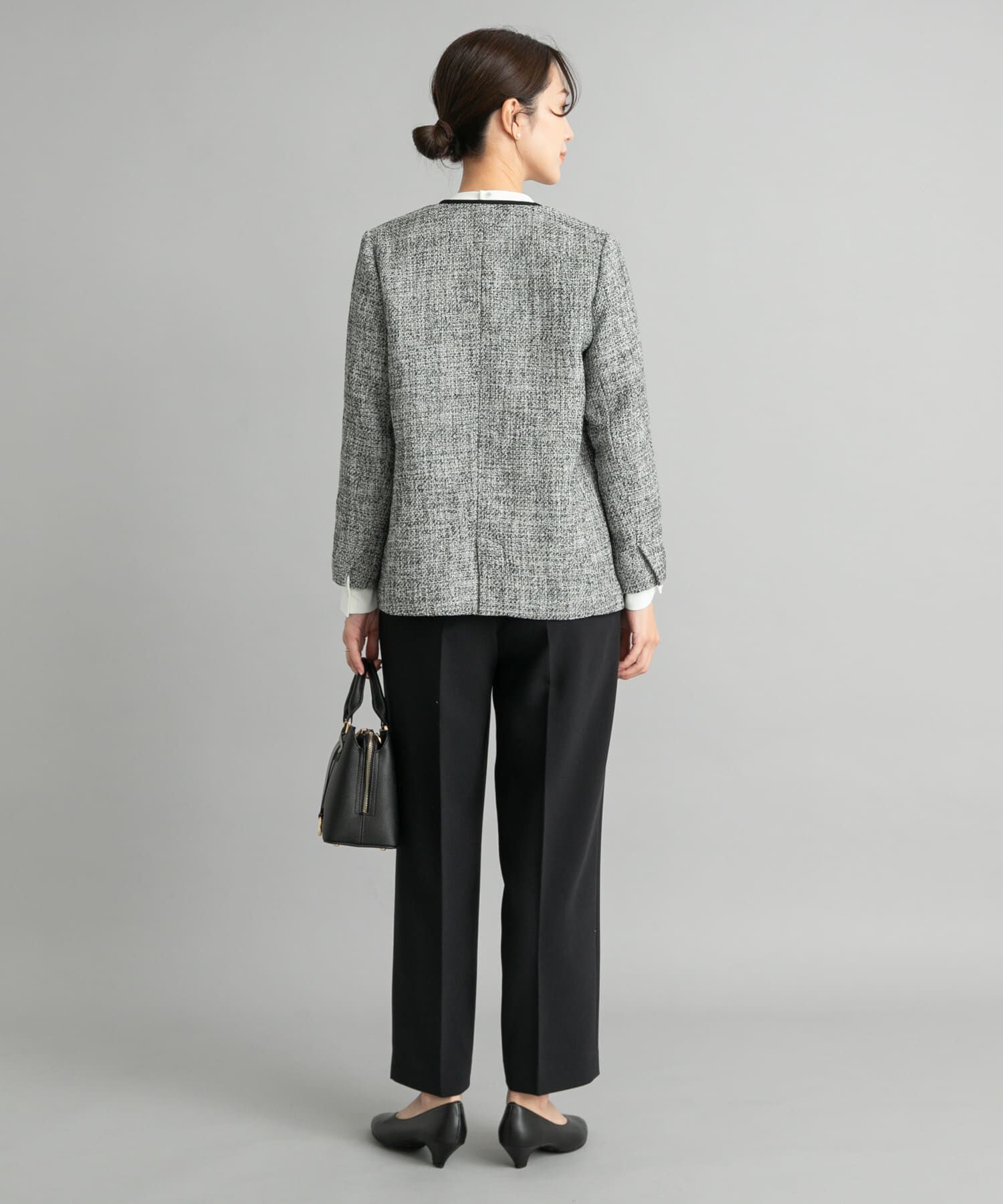 URBAN RESEARCH DOORS「ツィードVネックロングジャケット」|その他|