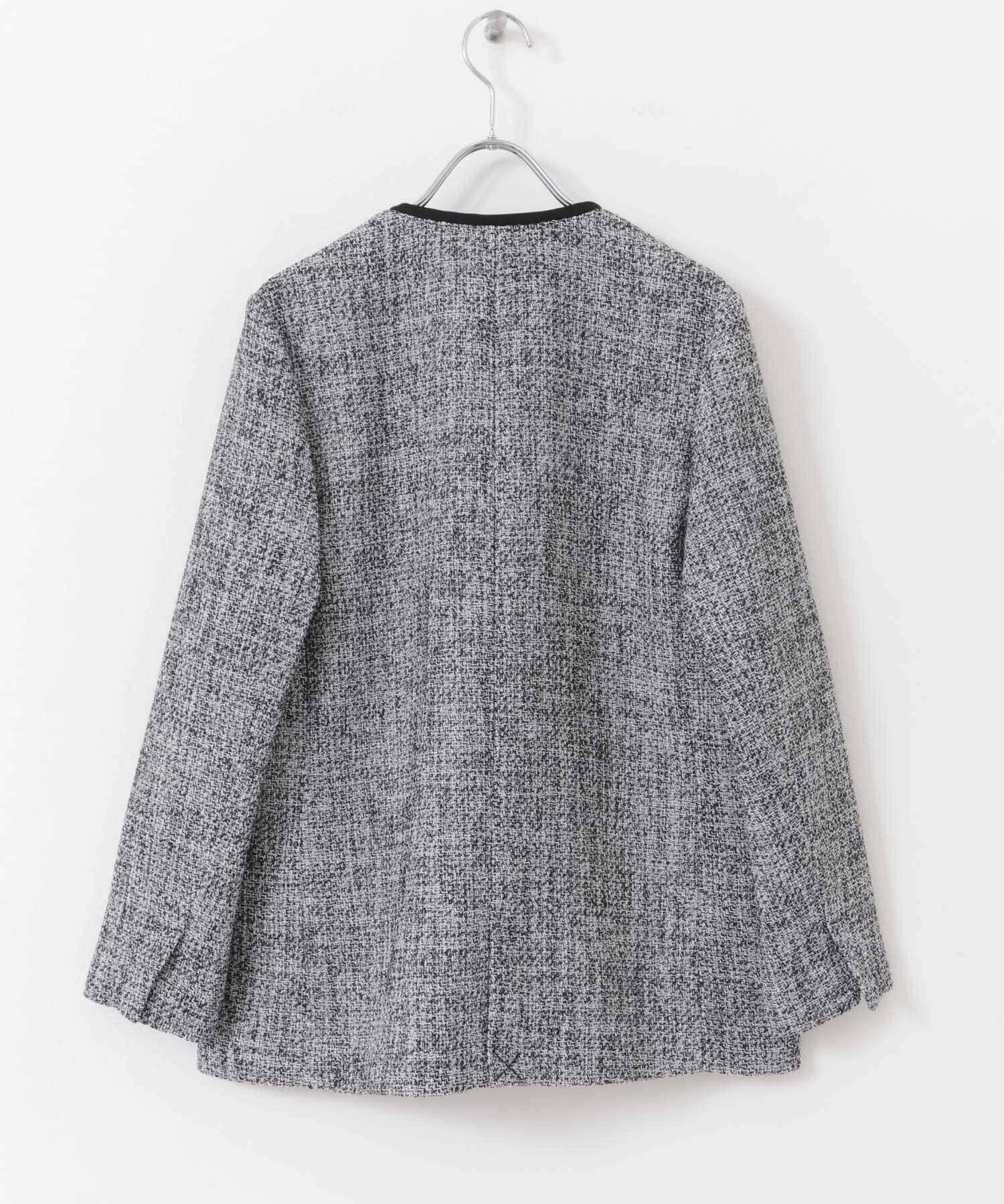 URBAN RESEARCH DOORS「ツィードVネックロングジャケット」|その他|