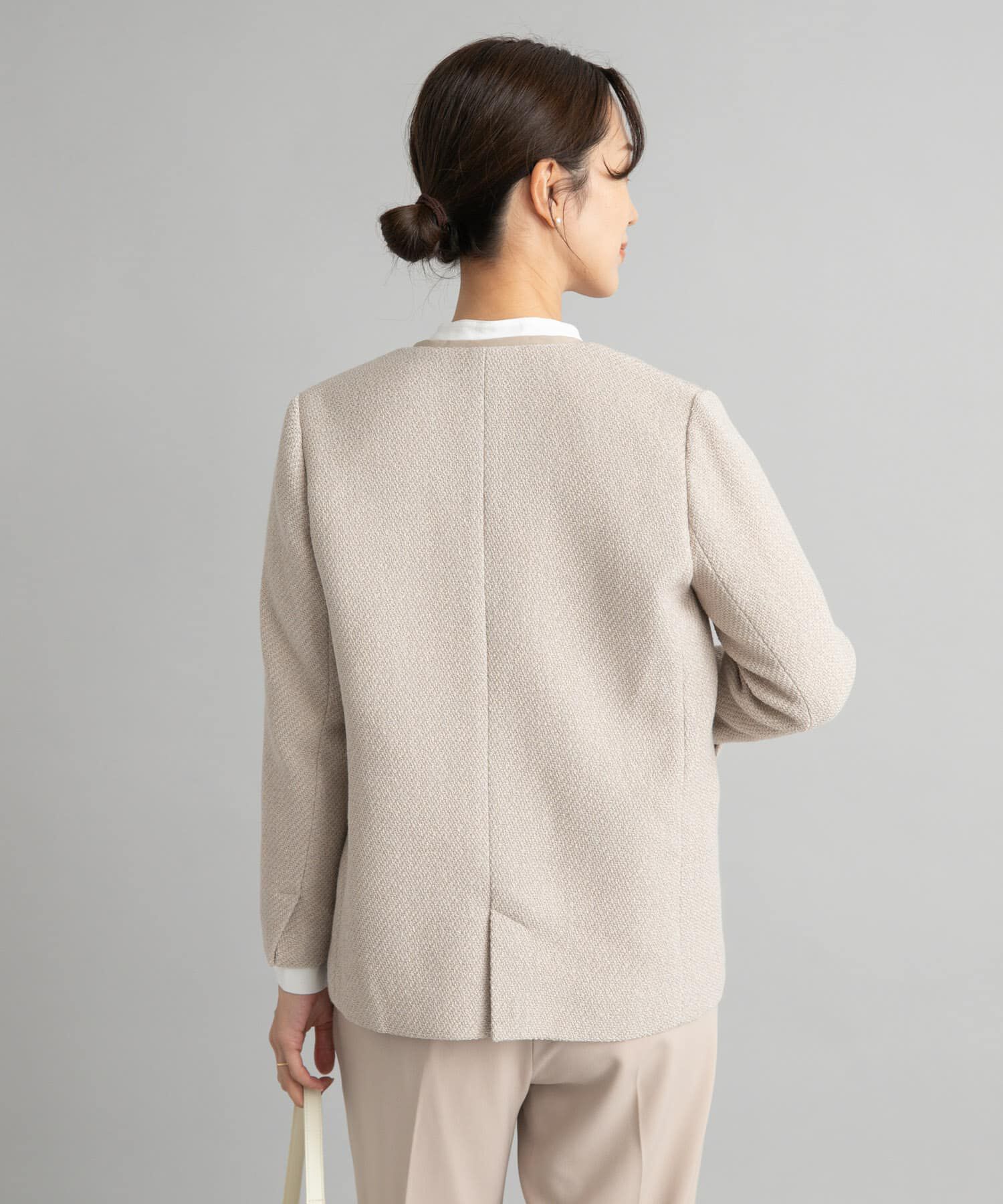 URBAN RESEARCH DOORS「ツィードVネックロングジャケット」|その他|