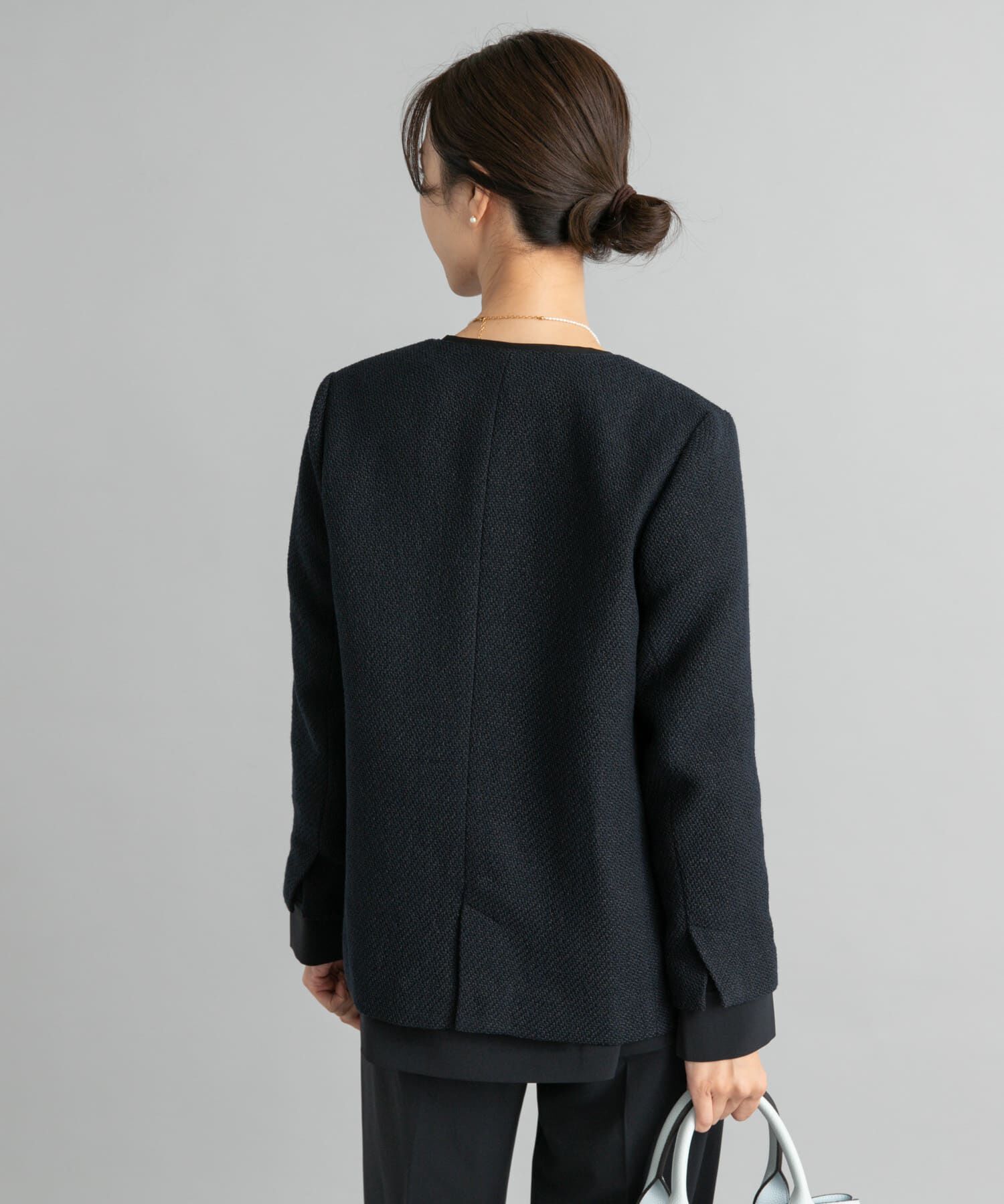 URBAN RESEARCH DOORS「ツィードVネックロングジャケット」|その他|