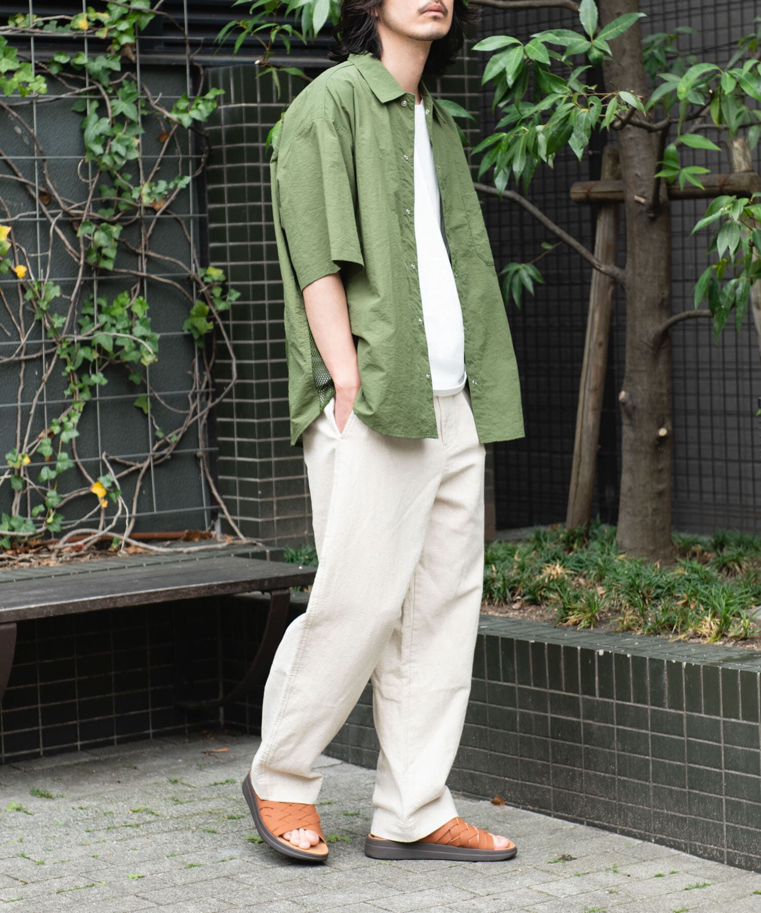 Sonny Label 「コットンリネンワイドイージーパンツ」|その他|