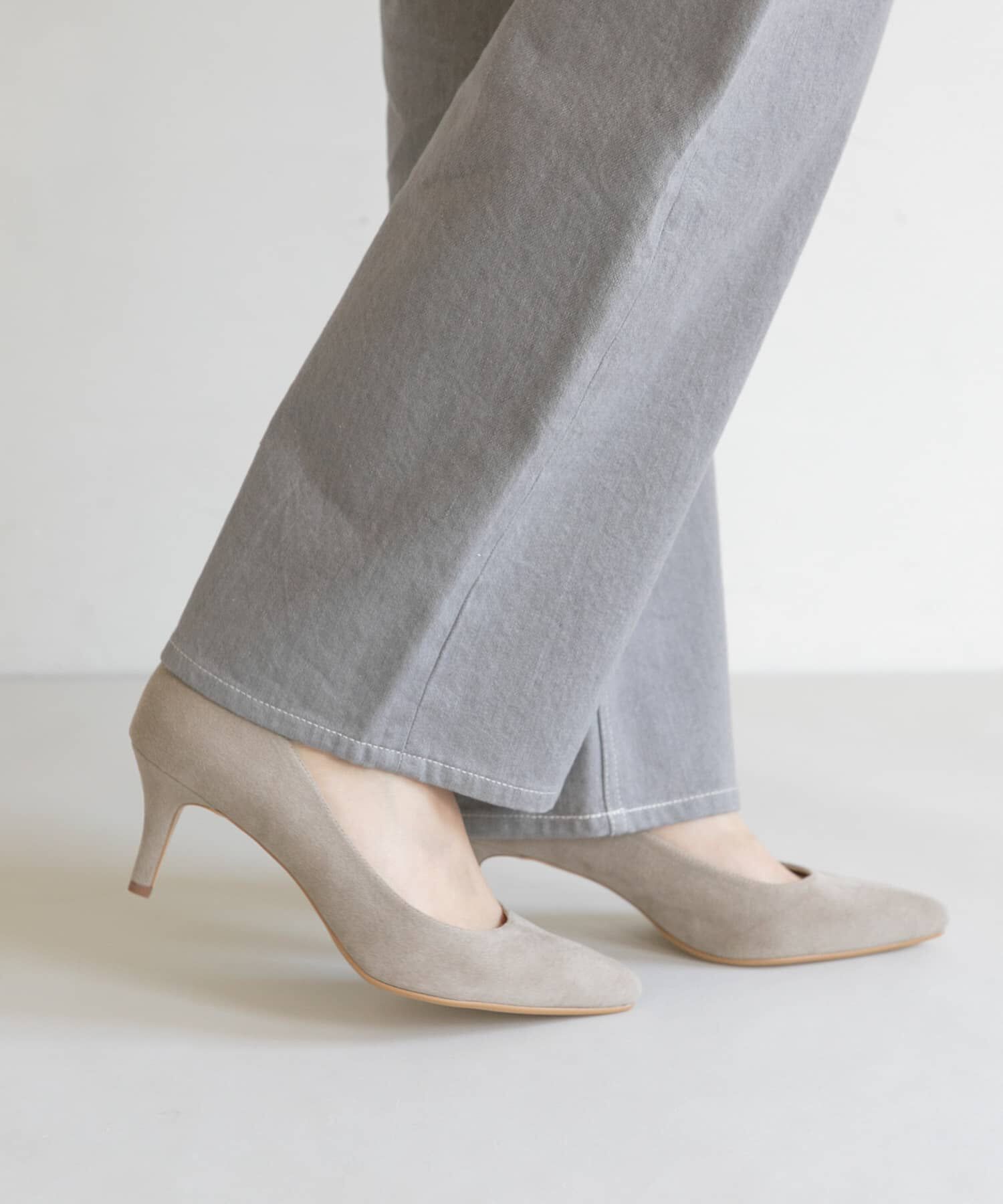 URBAN RESEARCH ROSSO「『MADE IN JAPAN』オリジナルスウェードパンプス」|パンプス|モカ