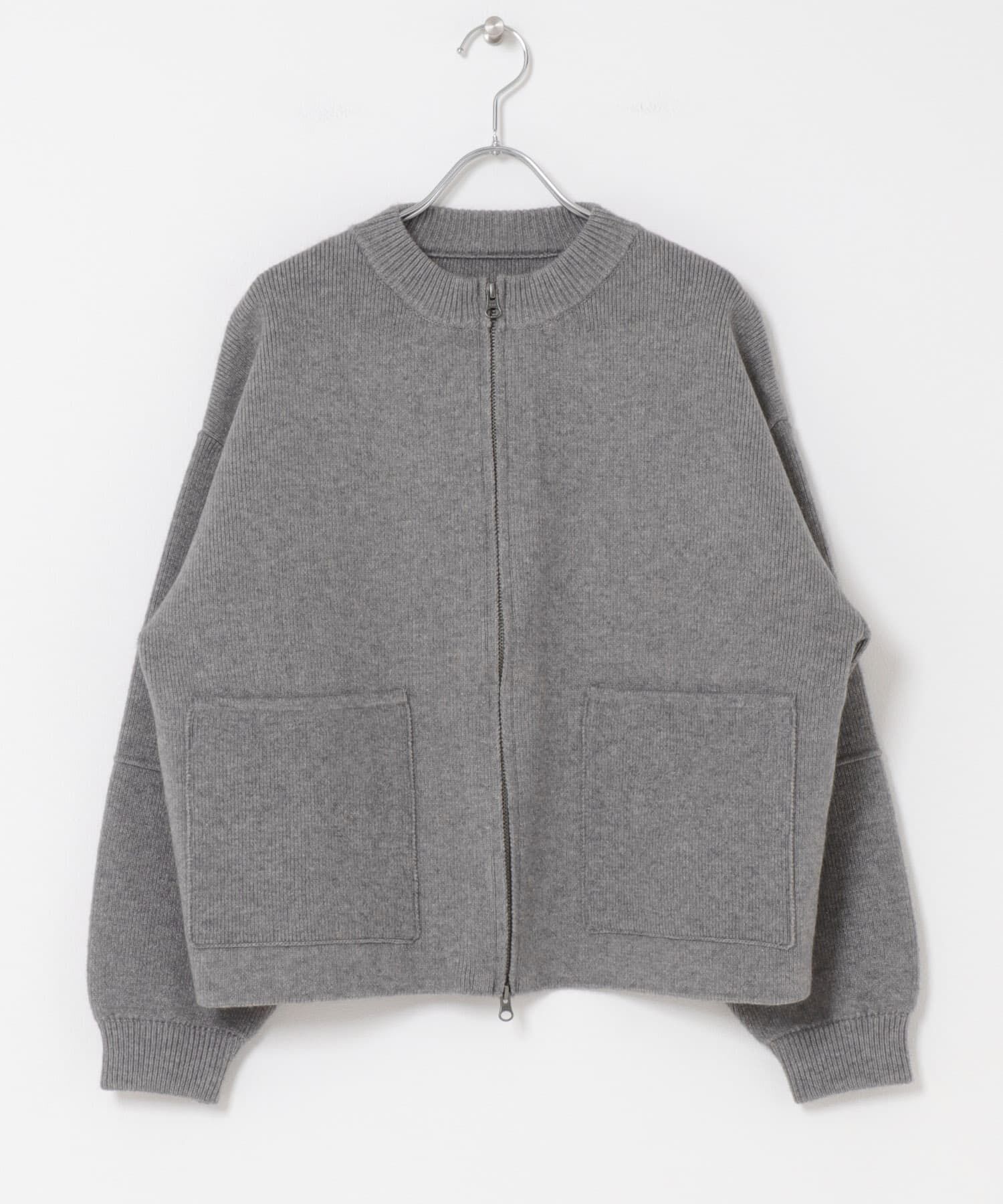 URBAN RESEARCH DOORS「ニットZIPブルゾン」|ニット・セーター|
