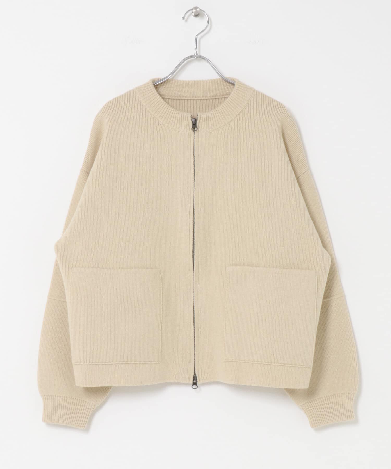 URBAN RESEARCH DOORS「ニットZIPブルゾン」|ニット・セーター|