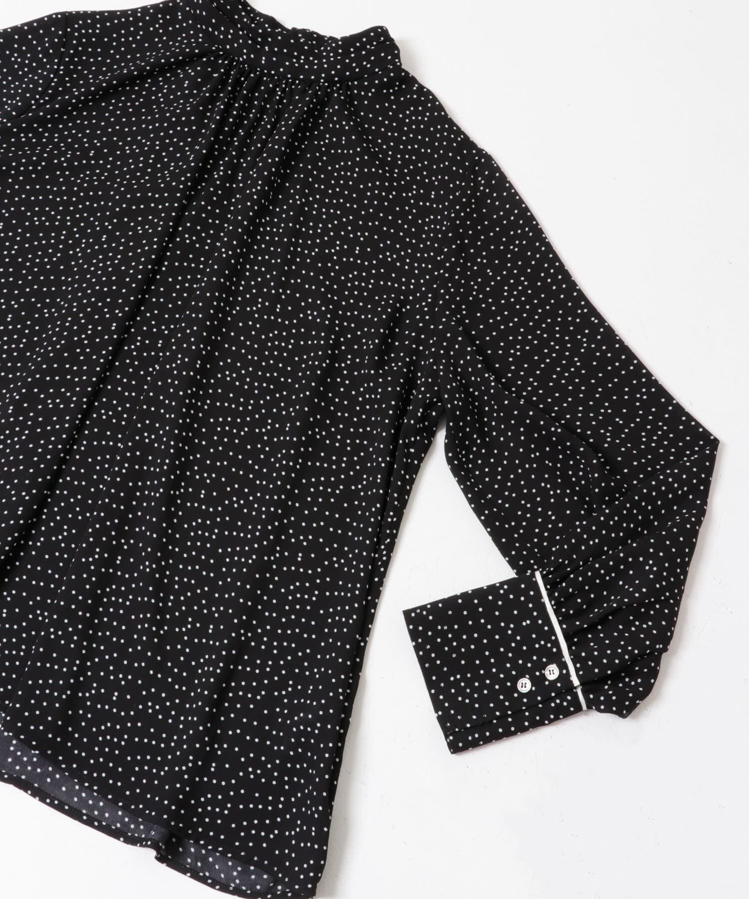 URBAN RESEARCH ROSSO「ギャザーハイネックブラウス」|シャツ・ブラウス|