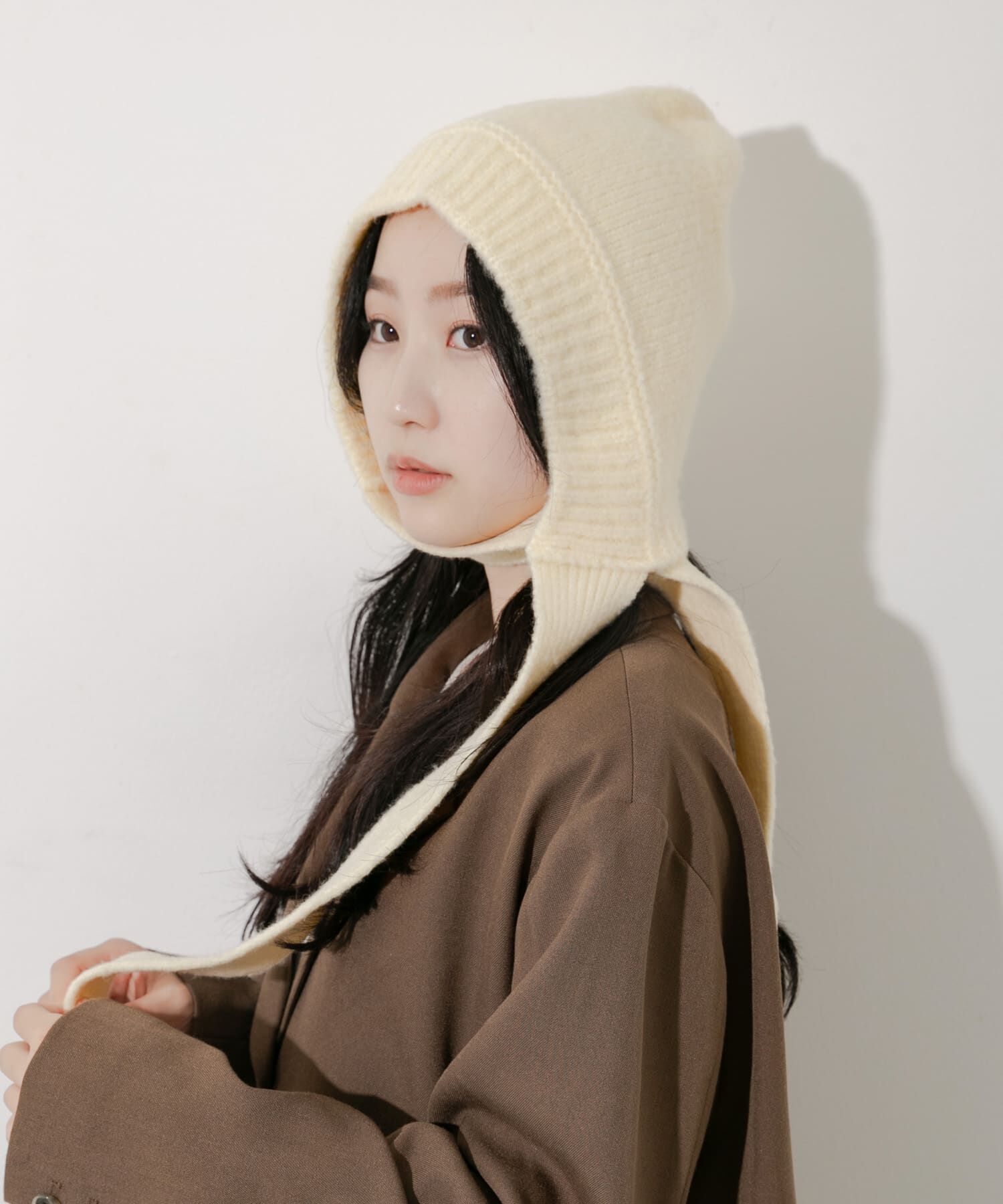 SMELLY「ニットキャップボンネット」|ニット帽|