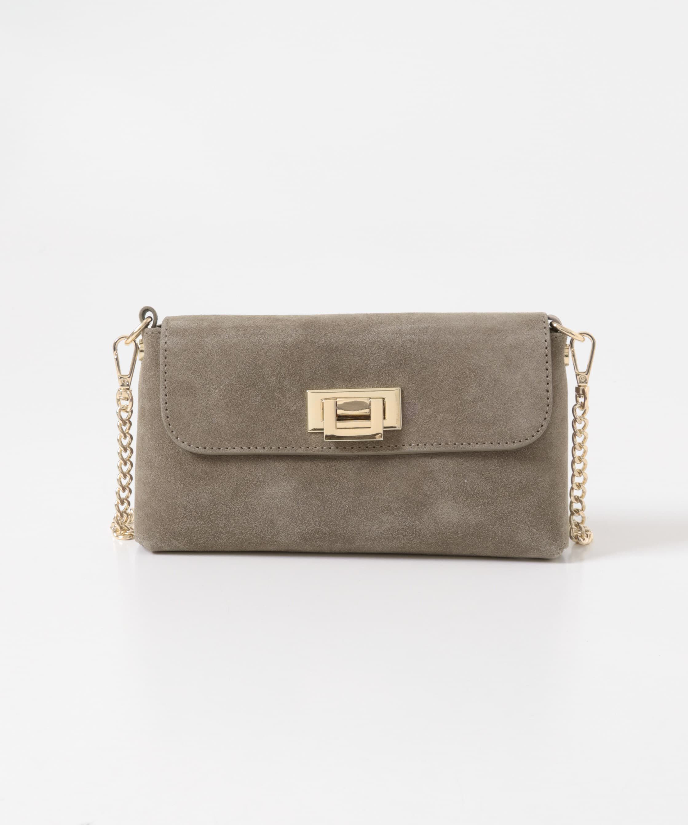 URBAN RESEARCH ROSSO「AULENTTI　スエードチェーンBAG」|ショルダー・メッセンジャー|