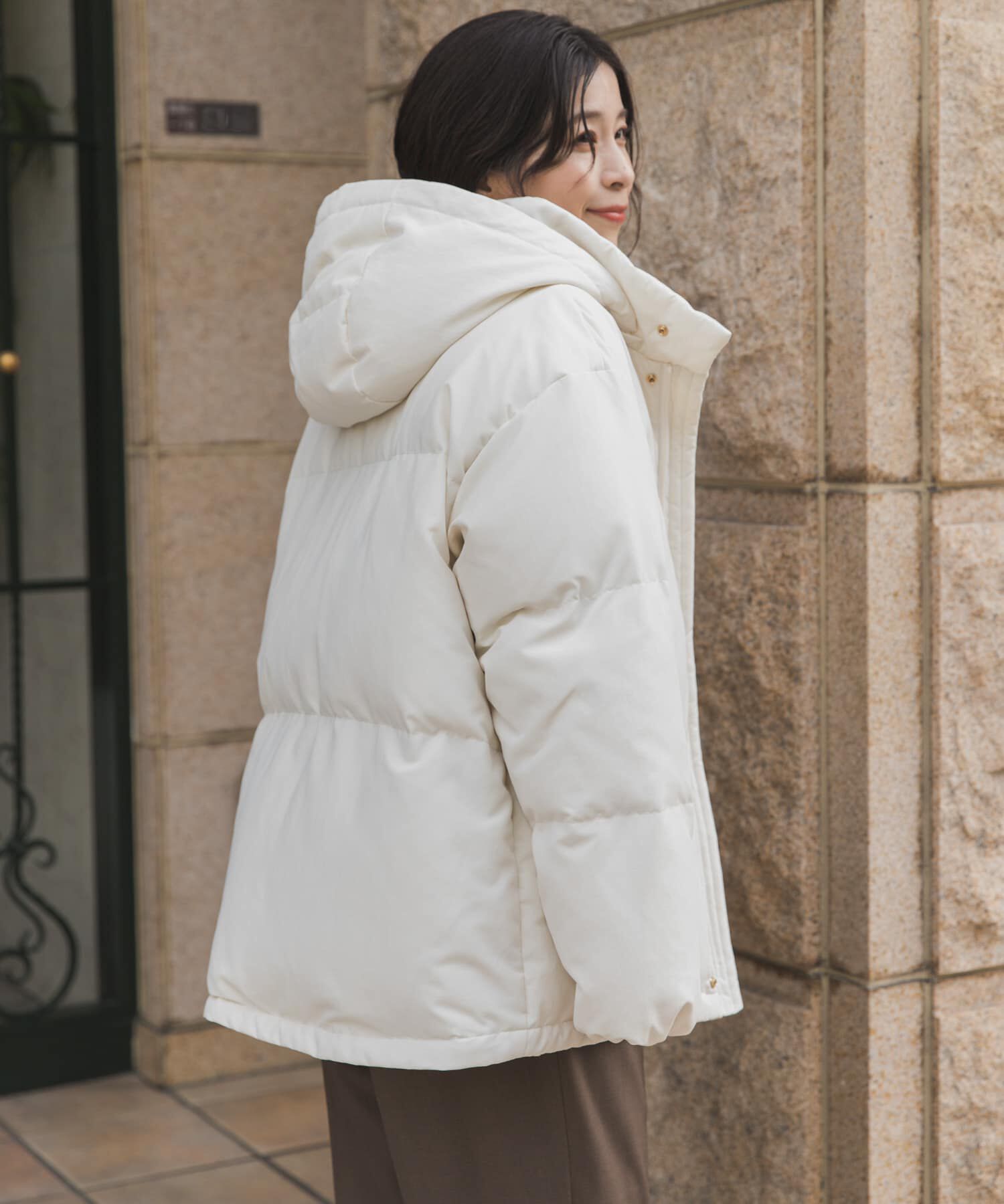 URBAN RESEARCH DOORS「ミドルダウンジャケット」|ダウン|